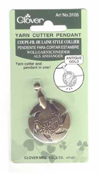 Yarn Cutter Pendant (Gold)