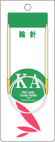 16" KA White Bamboo Circular Needles